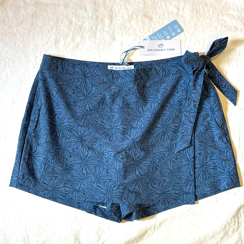 Southern Tide Women’s Jourdan Printed Performance Golf Skort Size 10 New…